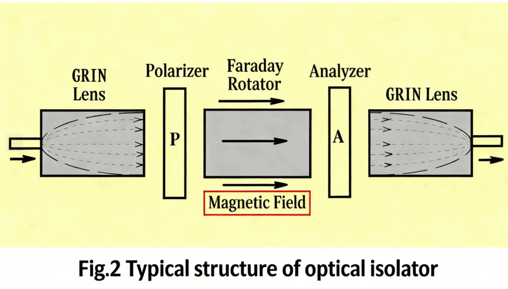 structure of Optical isolator